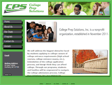 Tablet Screenshot of collegeprepsolutions.org